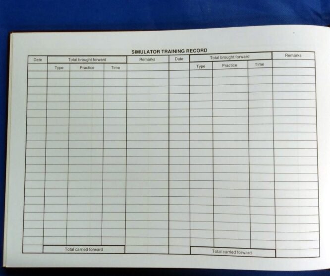 Indian Flying Logbook for pilots (Professional & Personal) – Pilot 18 ...