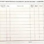 AME logbook for Aircraft Maintenance Engineers