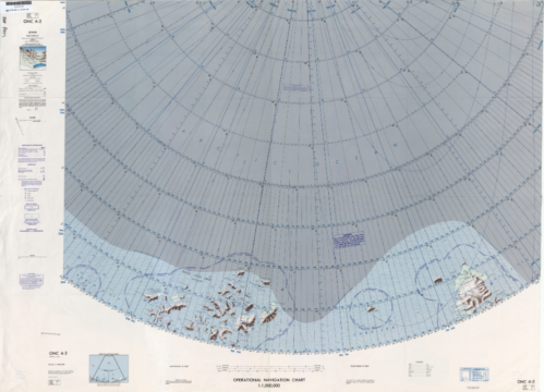 ONC Chart A-2 Norway; U.S.S.R Vinyl washable 1:1,000,000 scale (not for